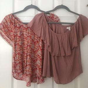 Off the shoulder tops